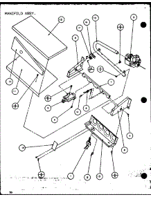 Manifold Assy. (Spcg360451a / P1105907c) (Spcg360453a / P1105908c) (Spcg360701a / P1105909c) (Spcg360703a / P1105910c) (Spcg360901a / P1105911c) (Spcg360903a / P1105912c) parts for Amana Air Handler LOK501A/P6484101C from AppliancePartsPros.com
