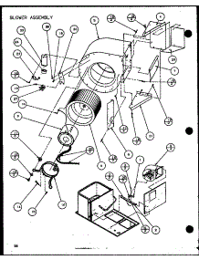 Blower Assembly (Spcg360451a / P1105907c) (Spcg360453a / P1105908c) (Spcg360701a / P1105909c) (Spcg360703a / P1105910c) (Spcg360901a / P1105911c) (Spcg360903a / P1105912c) parts for Amana Air Handler LOK501A/P6484101C from AppliancePartsPros.com