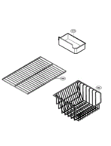 Freezer Parts parts for Lg Bottom-Mount Refrigerator LRBC20512WW from AppliancePartsPros.com