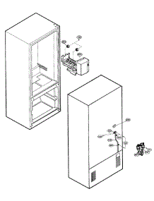 Water / Ice Maker Parts parts for Lg Bottom-Mount Refrigerator LRBC20512WW from AppliancePartsPros.com