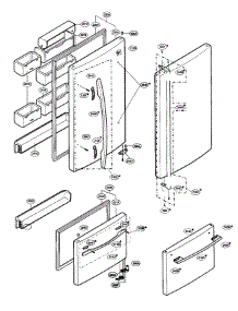 Door Parts parts for Lg Bottom-Mount Refrigerator LRBC22522ST from AppliancePartsPros.com