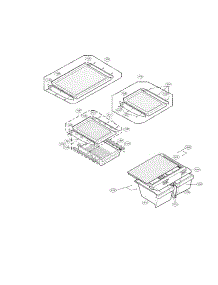 Refrigerator Parts parts for Lg Bottom-Mount Refrigerator LRBC22522WW from AppliancePartsPros.com