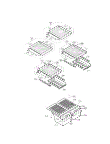 Refrigerator Parts parts for Lg Bottom-Mount Refrigerator LRBC22544SB from AppliancePartsPros.com