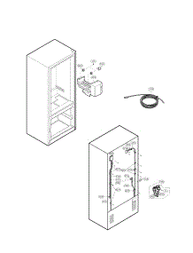 Ice Maker Part parts for Lg Bottom-Mount Refrigerator LRBC22544SB from AppliancePartsPros.com