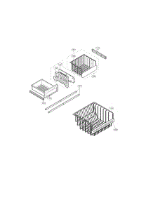 Freezer Parts parts for Lg Bottom-Mount Refrigerator LRBC22544ST from AppliancePartsPros.com