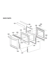 Door Parts parts for Lg Electric Range LRE3060ST/00 from AppliancePartsPros.com