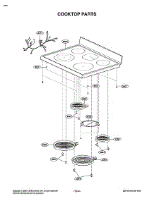 Cooktop Parts parts for Lg Electric Range LRE3194BD/00 from AppliancePartsPros.com