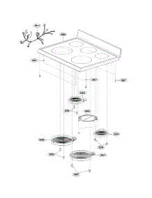 Cooktop Parts parts for Lg Electric Range LRE3194ST/00 from AppliancePartsPros.com