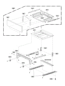 Drawer Parts parts for Lg Electric Range LRE6383ST/00 from AppliancePartsPros.com