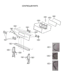 Controller Parts parts for Lg Electric Range LREL6323D/00 from AppliancePartsPros.com