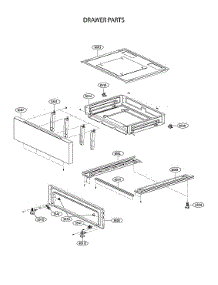 Drawer Parts parts for Lg Electric Range LREL6323S/01 from AppliancePartsPros.com