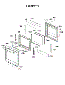 Door Parts parts for Lg Electric Range LREL6325F/00 from AppliancePartsPros.com