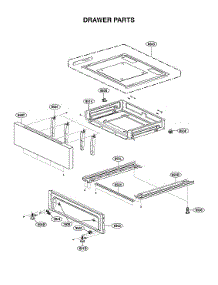 Drawer Parts parts for Lg Electric Range LREL6325F/00 from AppliancePartsPros.com