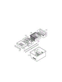 Freezer Parts parts for Lg Bottom-Mount Refrigerator LRFC21755SB from AppliancePartsPros.com
