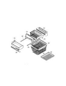 Freezer parts for Lg Bottom-Mount Refrigerator LRFC22750ST from AppliancePartsPros.com