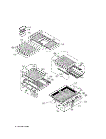 Refrigerator parts for Lg Bottom-Mount Refrigerator LRFC22750TT from AppliancePartsPros.com