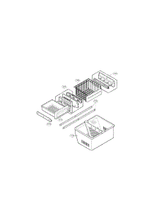 Freezer Parts parts for Lg Bottom-Mount Refrigerator LRFC25750ST from AppliancePartsPros.com
