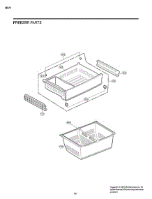 Freezer Parts parts for Lg Bottom-Mount Refrigerator LRFDS3006D/00 from AppliancePartsPros.com