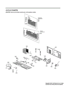 Cycle Parts parts for Lg Bottom-Mount Refrigerator LRFDS3006S/00 from AppliancePartsPros.com