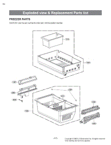Freezer Parts parts for Lg Bottom-Mount Refrigerator LRFOC2606S/00 from AppliancePartsPros.com