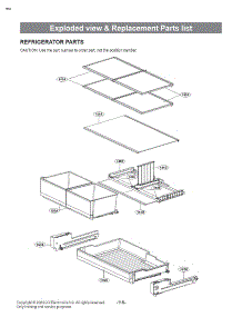 Refrigerator Parts parts for Lg Bottom-Mount Refrigerator LRFOC2606S/00 from AppliancePartsPros.com