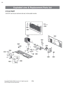 Cycle Parts parts for Lg Bottom-Mount Refrigerator LRFOC2606S/00 from AppliancePartsPros.com