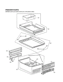 Freezer Parts parts for Lg Bottom-Mount Refrigerator LRFVS3006D/01 from AppliancePartsPros.com