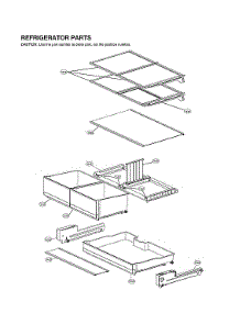 Refrigerator Parts parts for Lg Bottom-Mount Refrigerator LRFVS3006D/01 from AppliancePartsPros.com
