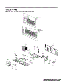 Cycle Parts parts for Lg Bottom-Mount Refrigerator LRFVS3006S/00 from AppliancePartsPros.com