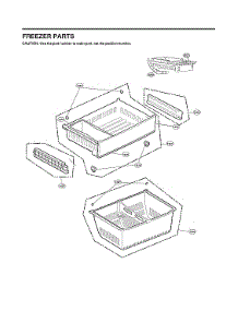 Freezer Parts parts for Lg Bottom-Mount Refrigerator LRFWS2906S/00 from AppliancePartsPros.com
