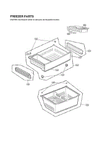 Freezer Parts parts for Lg Bottom-Mount Refrigerator LRFWS2906V/00 from AppliancePartsPros.com