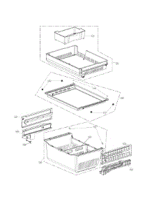 Freezer Parts parts for Lg Bottom-Mount Refrigerator LRFXC2406S/00 from AppliancePartsPros.com