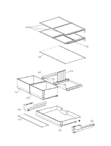 Refrigerator Parts parts for Lg Bottom-Mount Refrigerator LRFXC2406S/00 from AppliancePartsPros.com