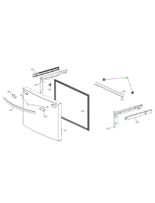 Door Parts - Freezer parts for Lg Bottom-Mount Refrigerator LRFXC2406S/00 from AppliancePartsPros.com