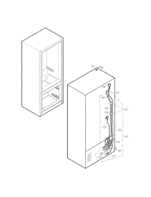 Valve & Water Tube Parts parts for Lg Bottom-Mount Refrigerator LRFXC2406S/00 from AppliancePartsPros.com