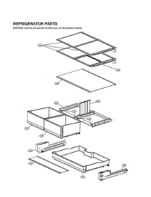 Refrigerator Parts parts for Lg Bottom-Mount Refrigerator LRFXC2416S/00 from AppliancePartsPros.com