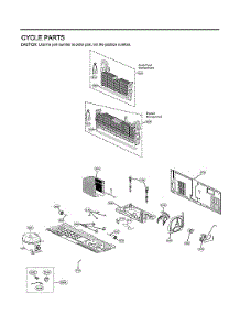 Cycle Parts parts for Lg Bottom-Mount Refrigerator LRFXC2416S/01 from AppliancePartsPros.com