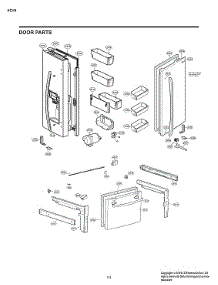 Door Parts parts for Lg Bottom-Mount Refrigerator LRFXS2503D/00 from AppliancePartsPros.com