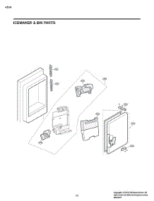 Icemaker / Bin Parts parts for Lg Bottom-Mount Refrigerator LRFXS2503D/00 from AppliancePartsPros.com