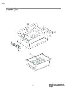 Freezer Parts parts for Lg Bottom-Mount Refrigerator LRFXS2503S/00 from AppliancePartsPros.com