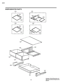 Refrigerator Parts parts for Lg Bottom-Mount Refrigerator LRFXS2503S/00 from AppliancePartsPros.com