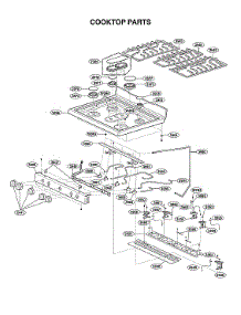 Cooktop Parts parts for Lg Gas Range LRG3060ST/00 from AppliancePartsPros.com