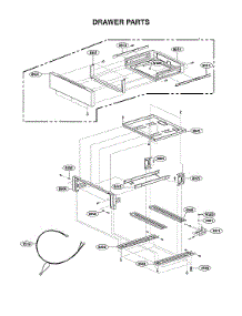 Drawer Parts parts for Lg Gas Range LRG3060ST/00 from AppliancePartsPros.com