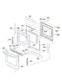 Door Parts parts for Lg Gas Range LRG3081ST/01 from AppliancePartsPros.com