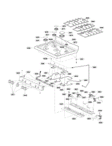 Cooktop parts for Lg Gas Range LRG3081ST/01 from AppliancePartsPros.com