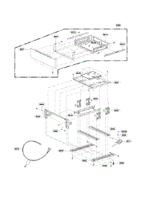 Drawer parts for Lg Gas Range LRG3081ST/01 from AppliancePartsPros.com
