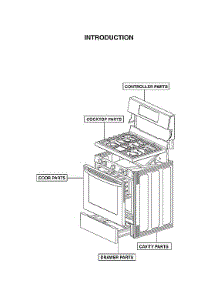 Introduction Parts parts for Lg Gas Range LRG3193BM/00 from AppliancePartsPros.com