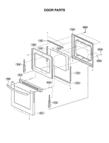 Door Parts parts for Lg Gas Range LRG3193BM/00 from AppliancePartsPros.com