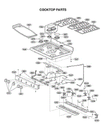 Cooktop Parts parts for Lg Gas Range LRG3193BM/00 from AppliancePartsPros.com