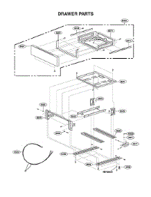 Drawer Parts parts for Lg Gas Range LRG3193BM/00 from AppliancePartsPros.com